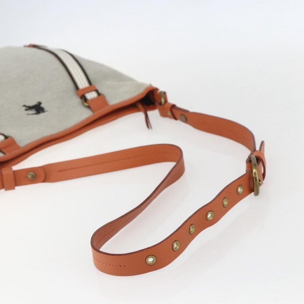 Authentic BURBERRY Blue Label Shoulder Bag Canvas Beige - Picture 14 of 16